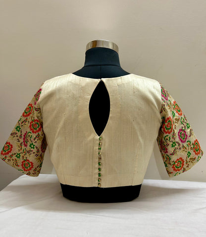 Light gold designer blouse