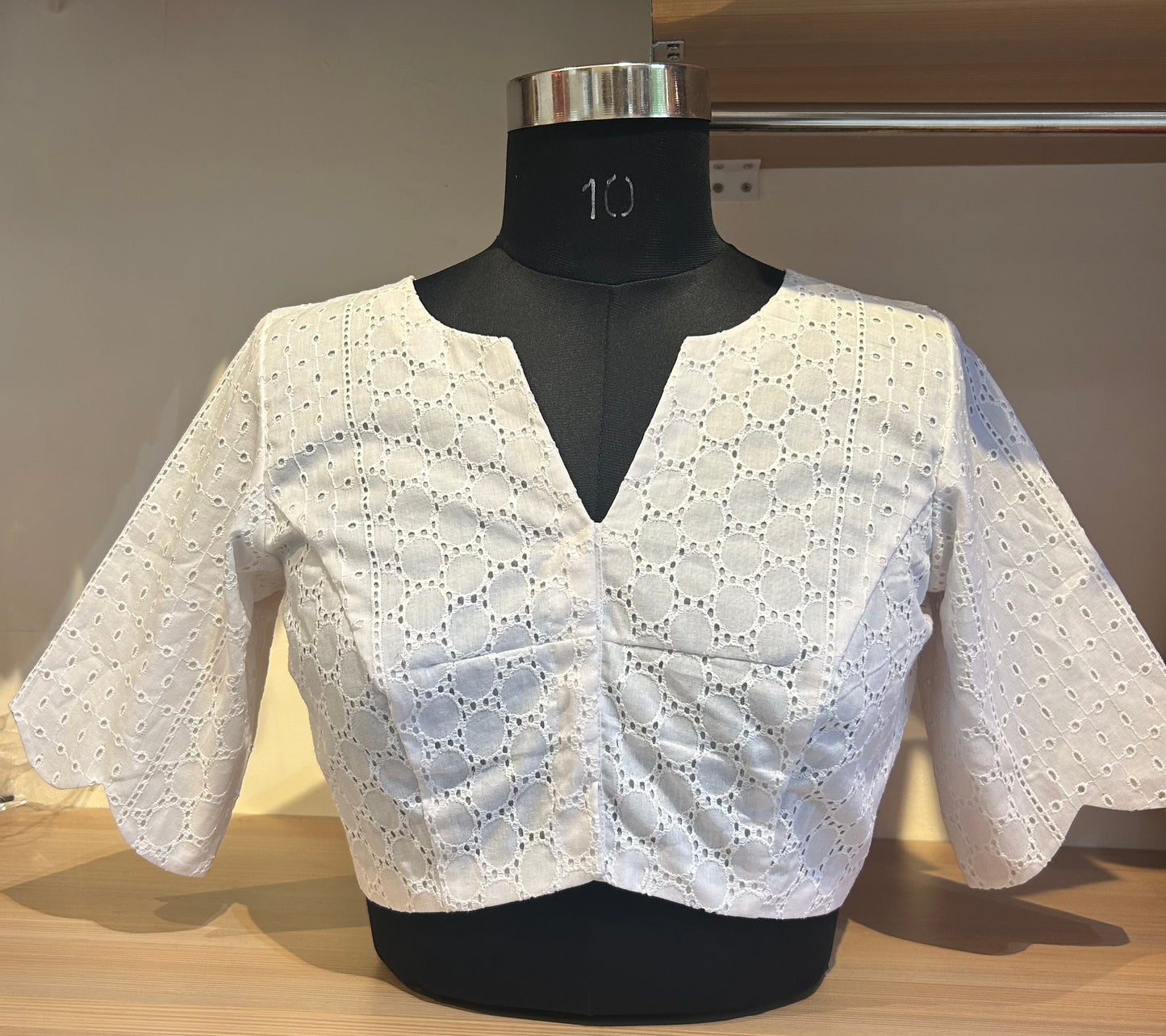 White Hakoba blouse-Alankrutha