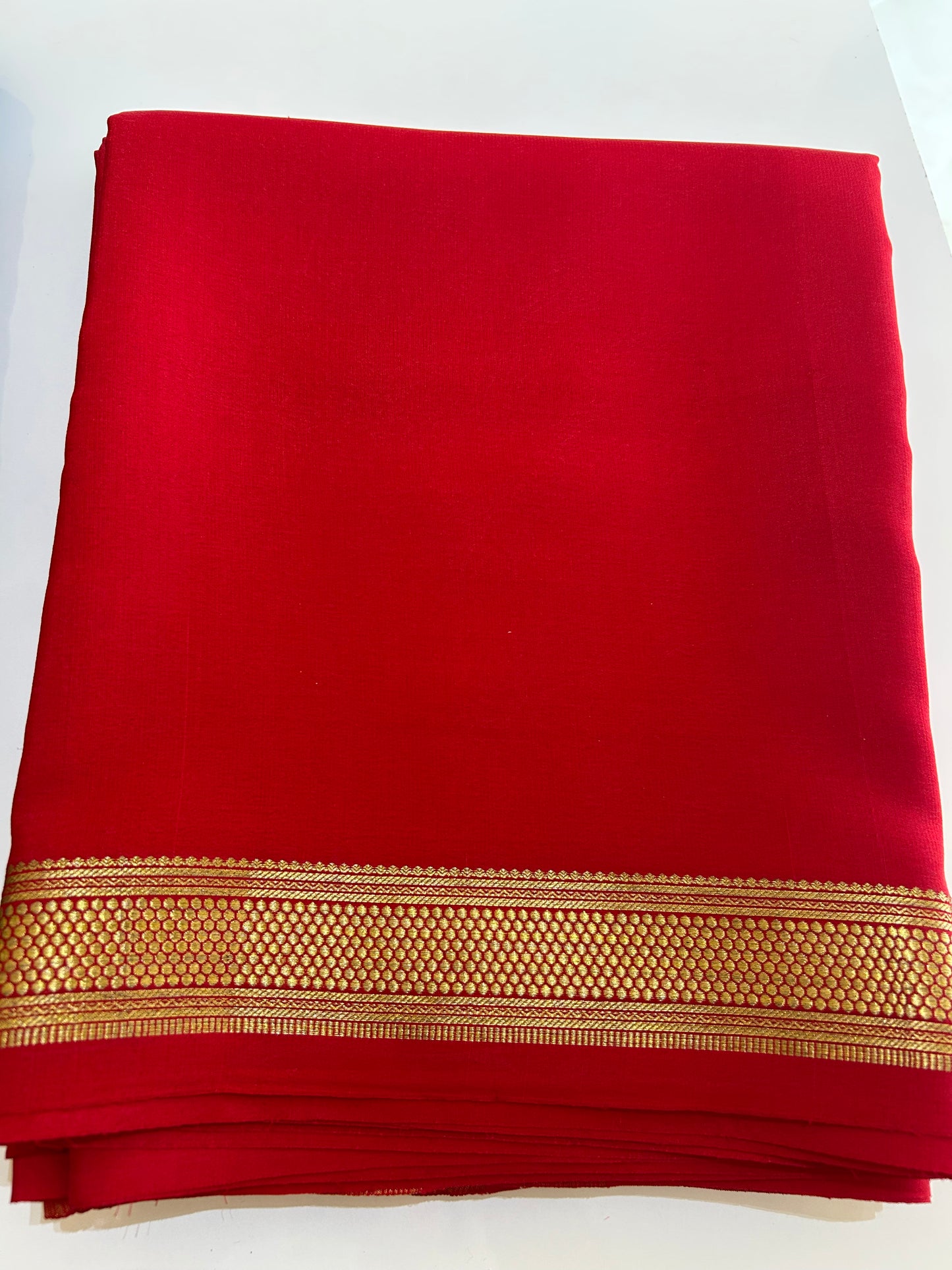 Red Mysuru Silk Saree -Alankrutha
