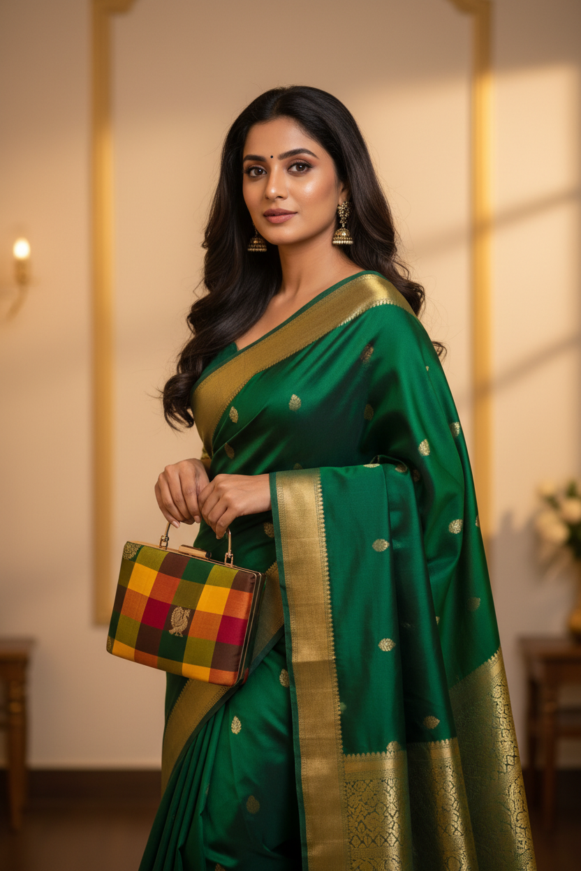 Palam Silks Clutch- Alankrutha