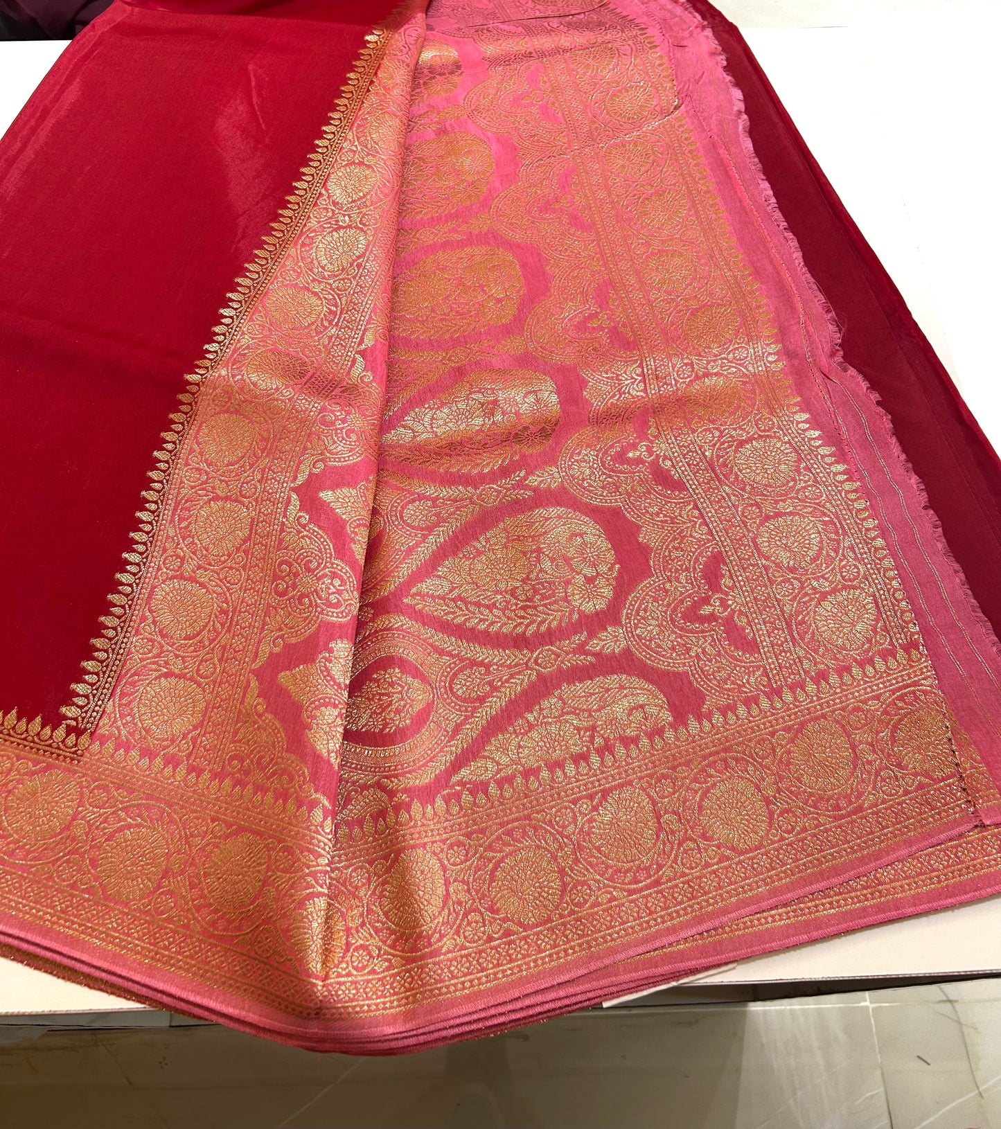 Rayon Banaras Saree