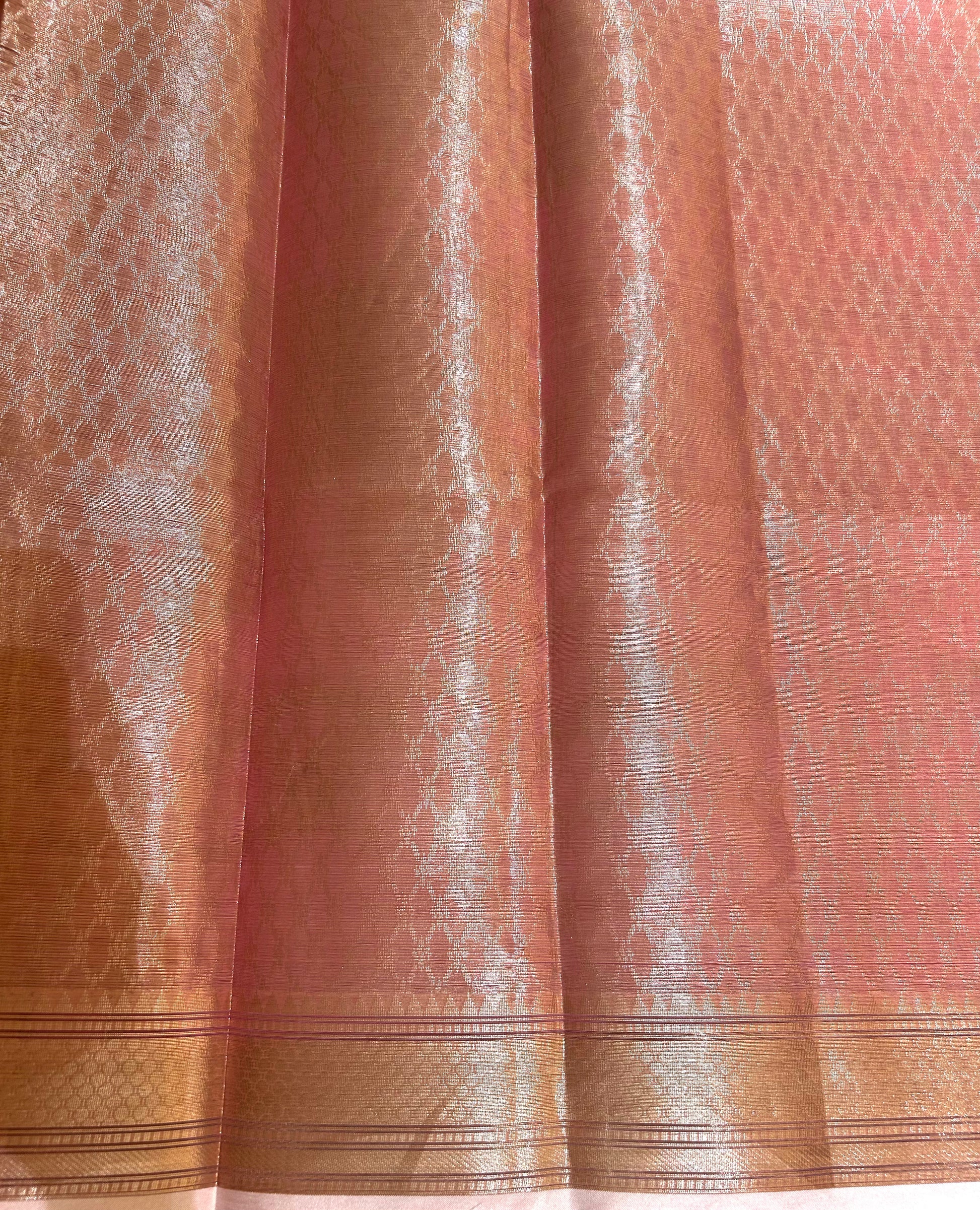 Pink Organza Saree-alankrutha