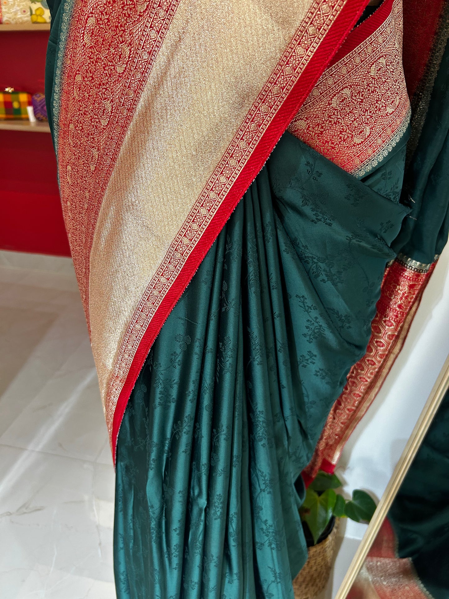 Banaras Crepe Saree