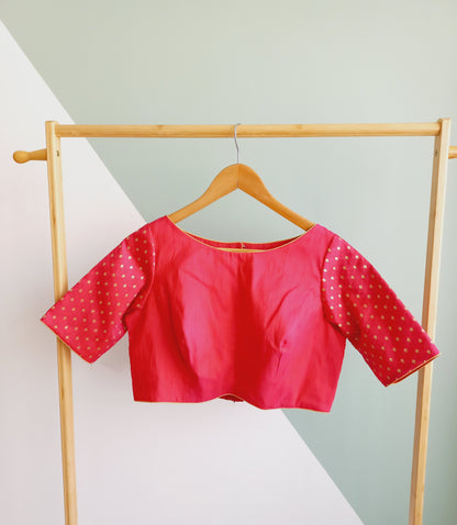 Raw silk Blouse- Alankrutha