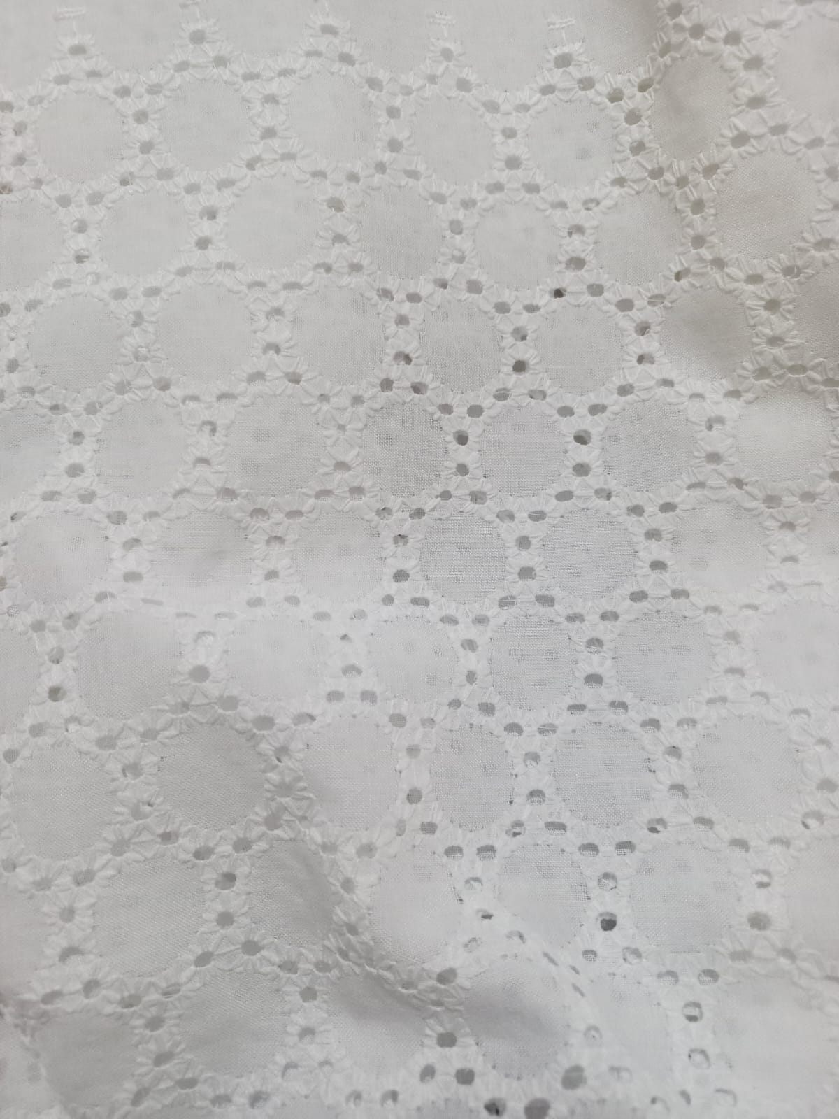 Hakoba white fabric-Alankrutha