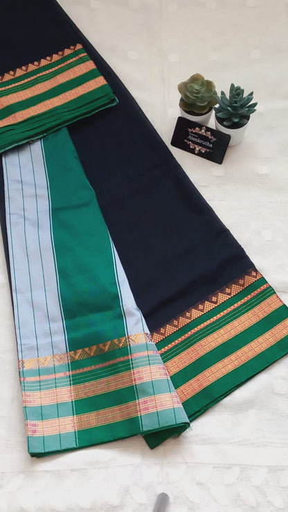 Black Ilkal Saree