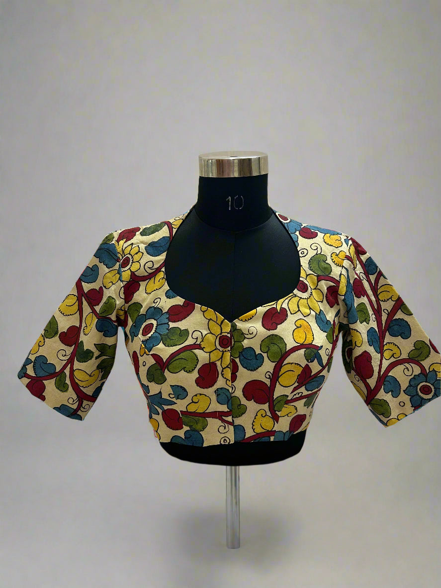 PenKalamkari BLouse-Alankrutha