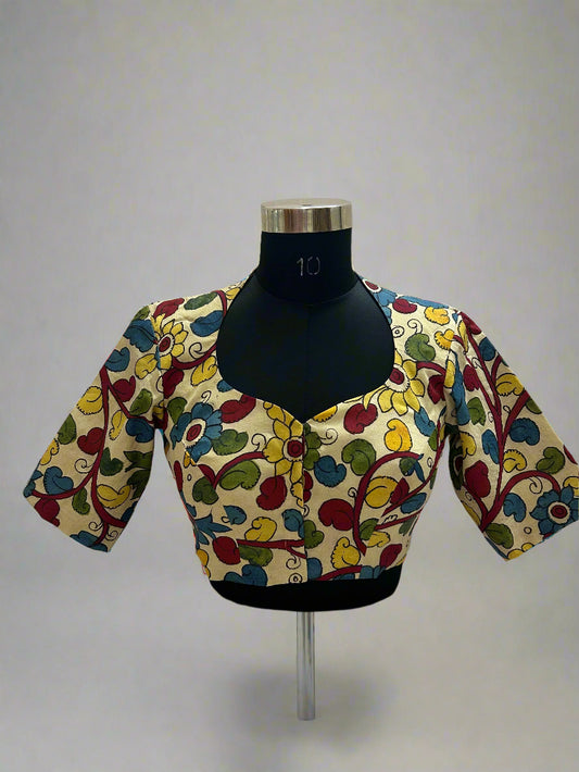 PenKalamkari BLouse-Alankrutha