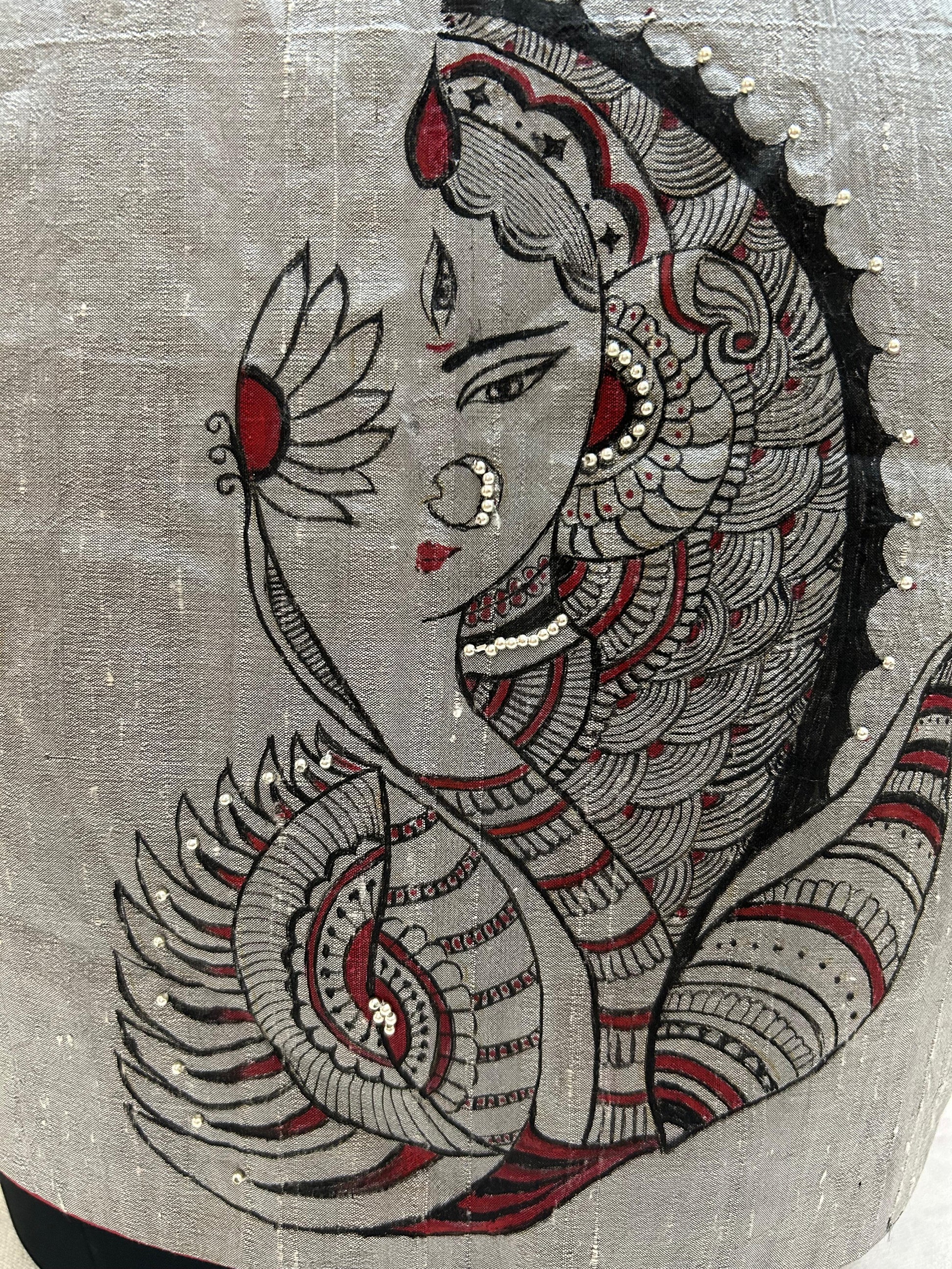 durga painted blouse - Alankrutha