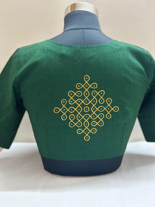 Kolam Painting Blouse