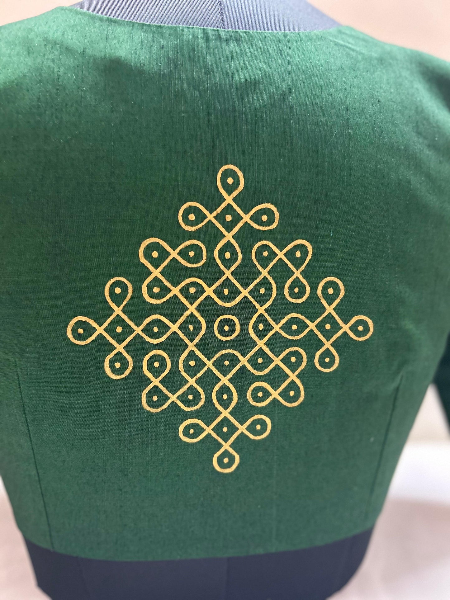 Kolam Painting Blouse
