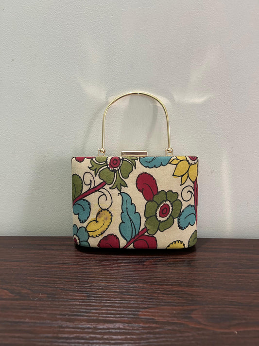 Pen Kalamkari Clutch (different shape)