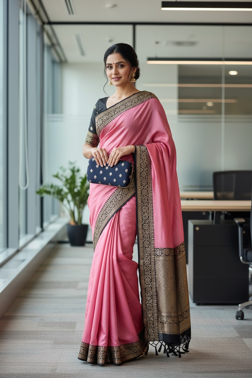 black brocade clutch-Alankrutha