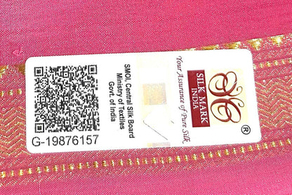 Light Pink Pure Mysuru Silk Saree
