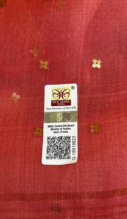 Sequins Jamdani Silk Saree
