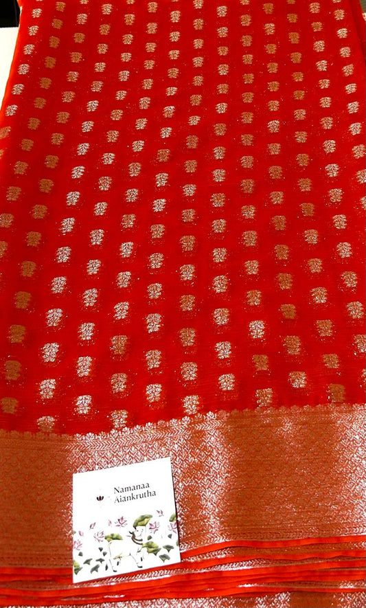 Banaras Chiffon Saree-alankrutha