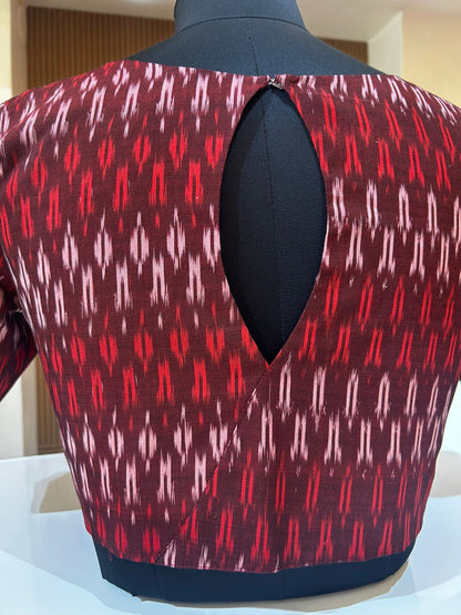Silk Ikkat Blouse