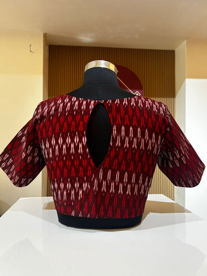 Silk Ikkat Blouse
