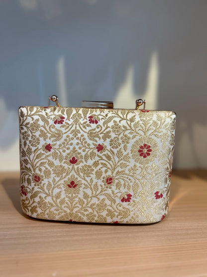 Meenakari Brocade Clutch
