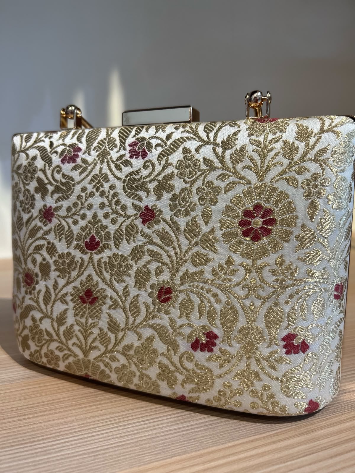 Meenakari Brocade Clutch
