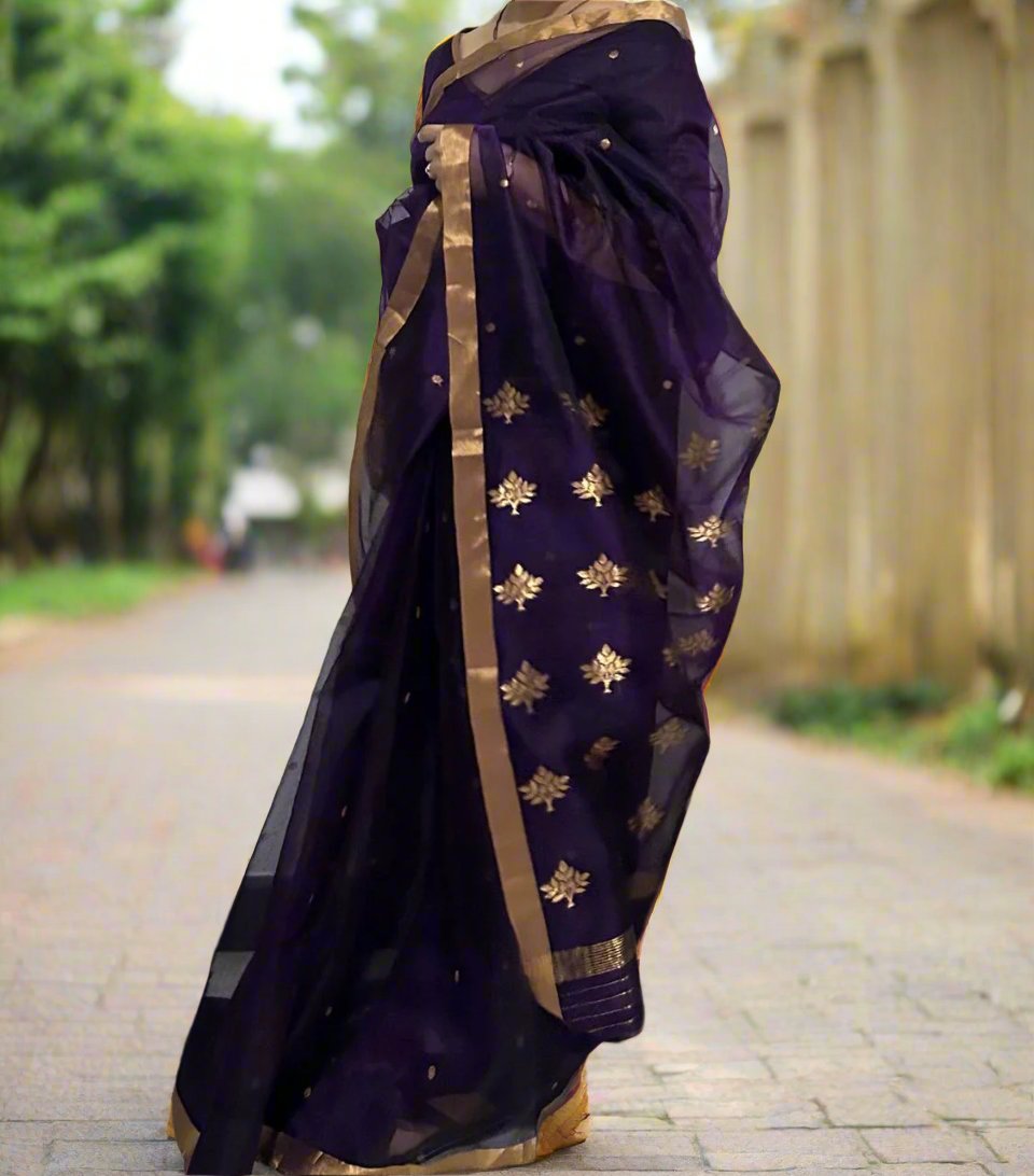 Chanderi Silk Saree-Alankrutha