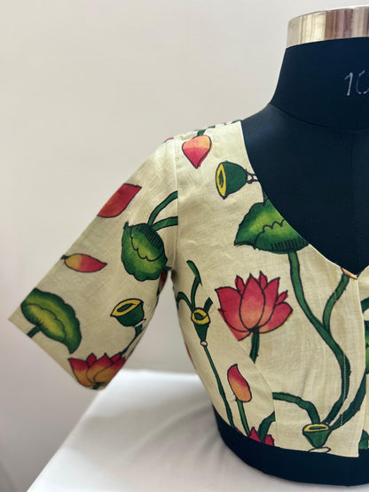 Pen Pichwai Bangalore Cotton Silk Blouse