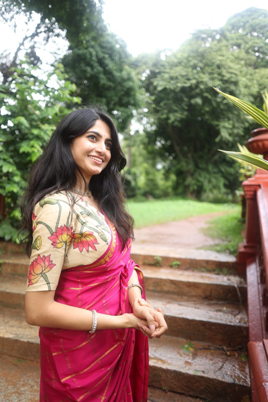Pen Pichwai Bangalore Cotton Silk Blouse