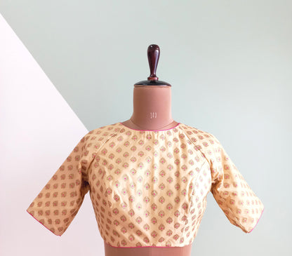 Gold Brocade Blouse