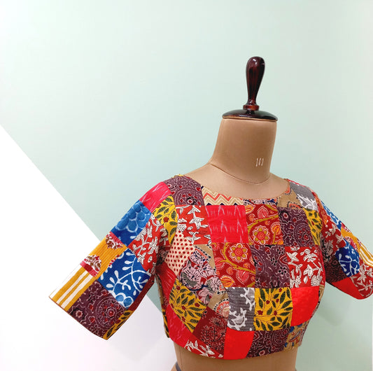 Patch work Blouse - Alankrutha