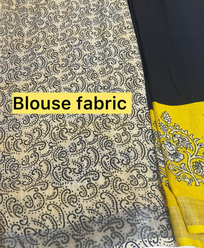 Linen Cotton Saree