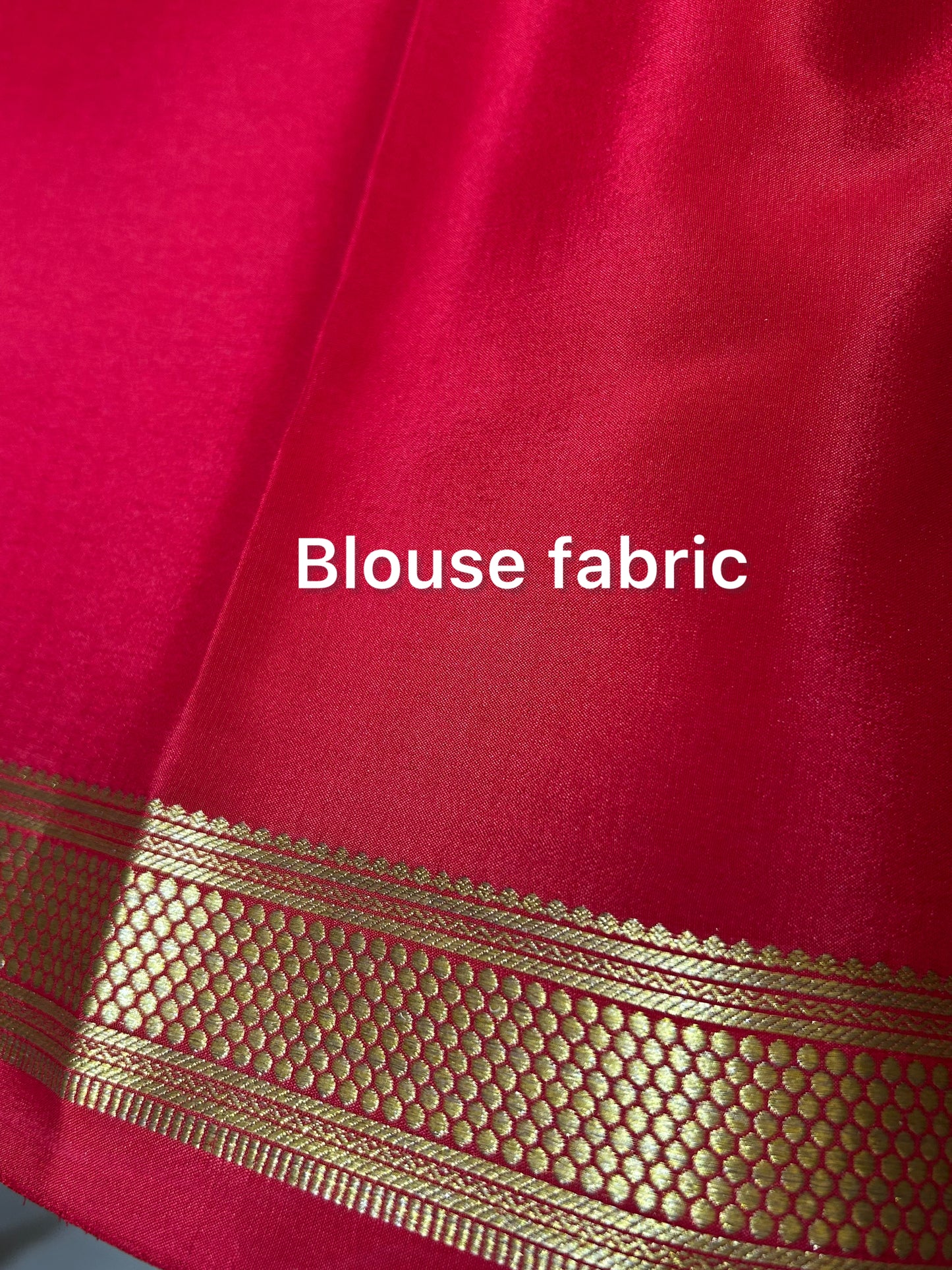 Red Pure Mysuru Silk Saree