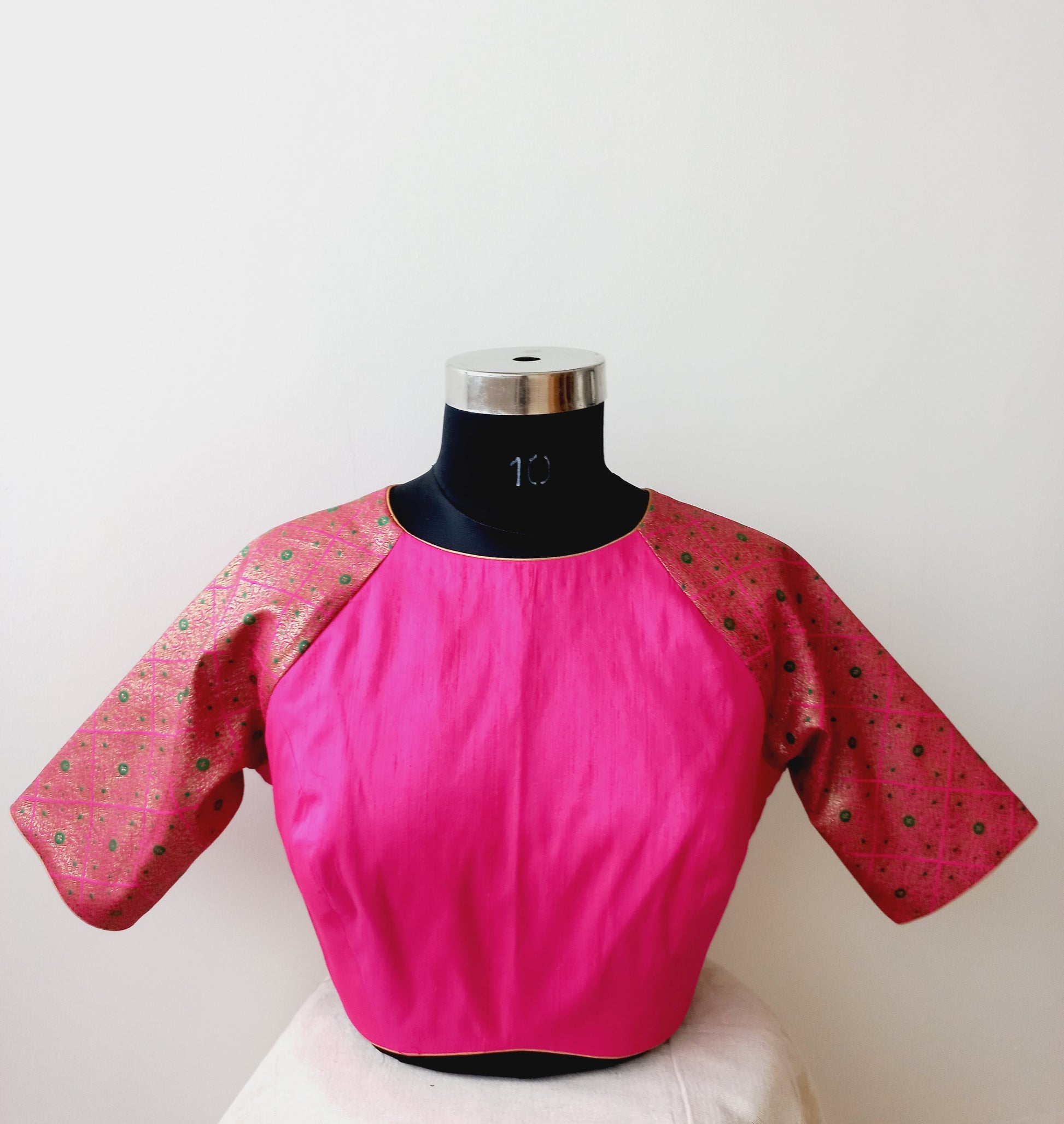 Pink Brocade Blouse-Alankrutha