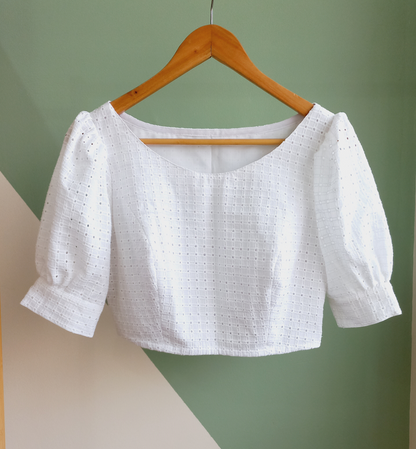 White Hakoba Blouse