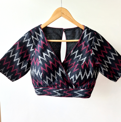  ikkat Ready blouse- Alankrutha